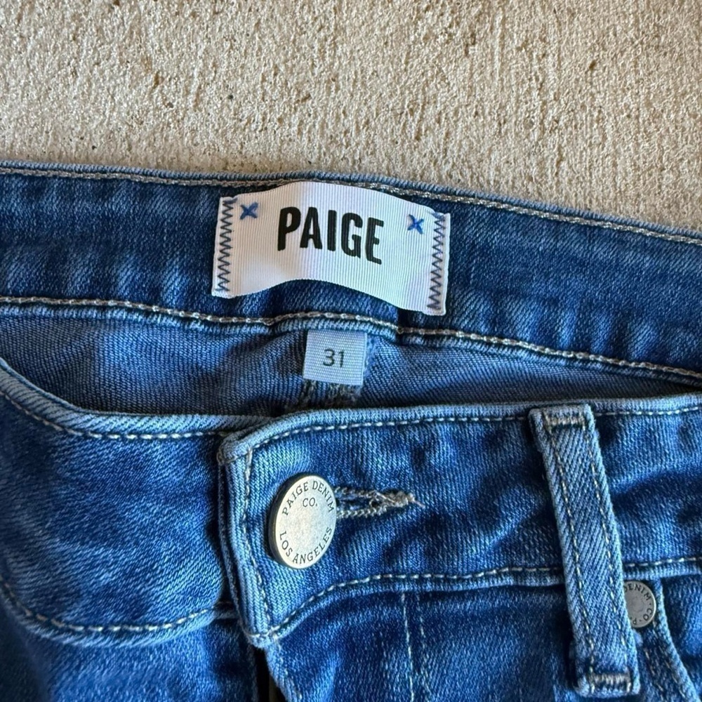 PAIGE Classic Blue Skinny Jeans - Picture 2 of 5